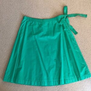 JCrew A-like skirt with side tie